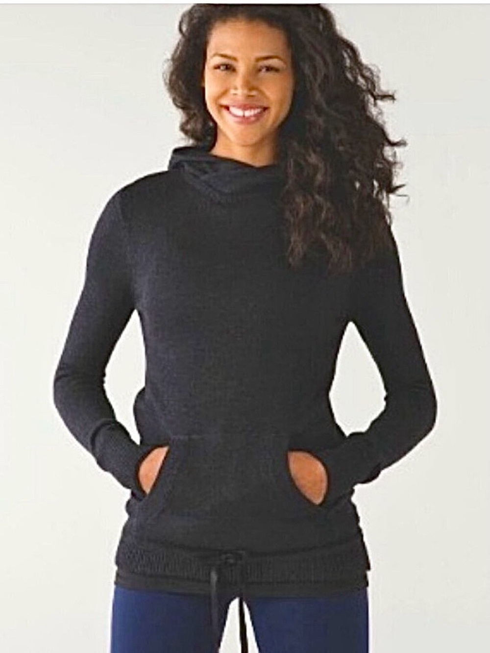 LULULEMON Sweet Savasana Cashmere Pullover Sweater Hoodie M NWOT